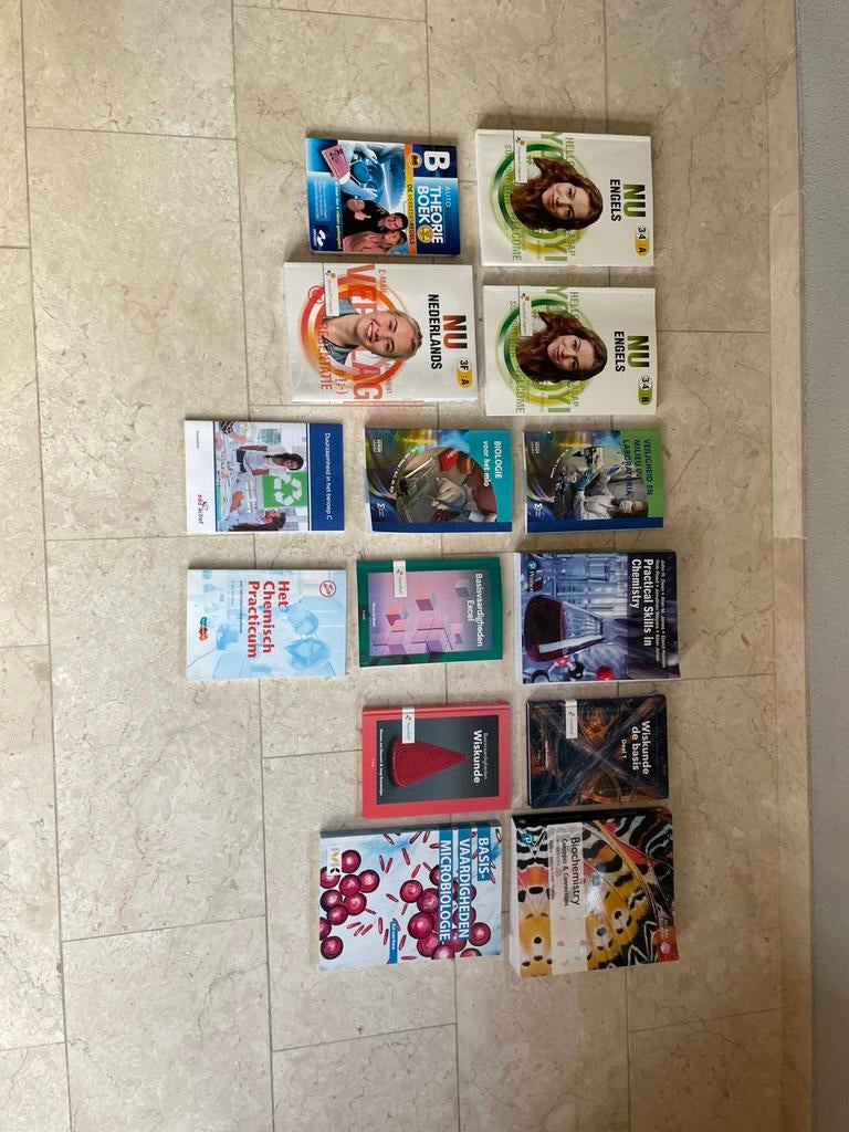 Diverse schoolboeken, Ophalen of Verzenden, Zo goed als nieuw, Overige niveaus, Scheikunde