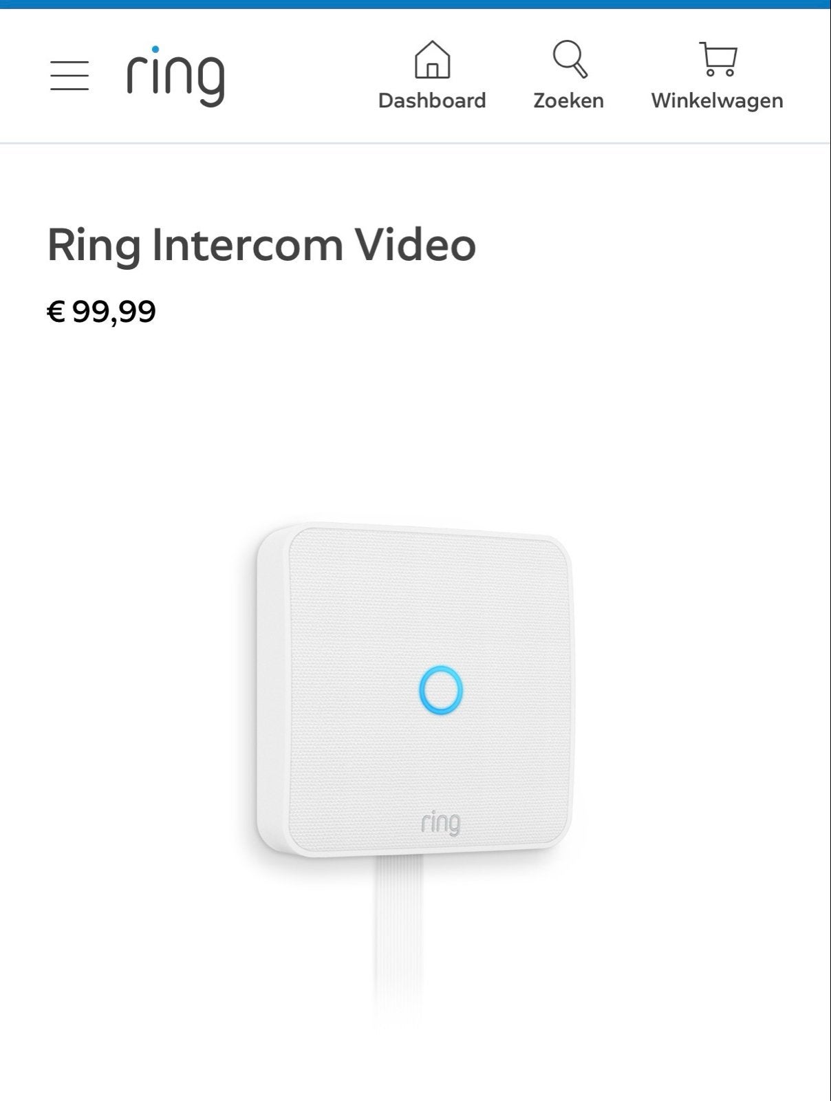 Ring Intercom Video - Maak je intercom slimmer, Ophalen, Nieuw, Compleet systeem, Overige soorten