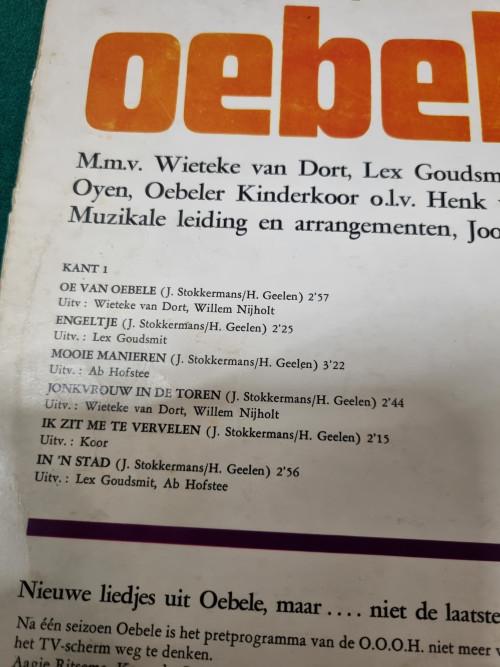lp oebele, Ophalen of Verzenden