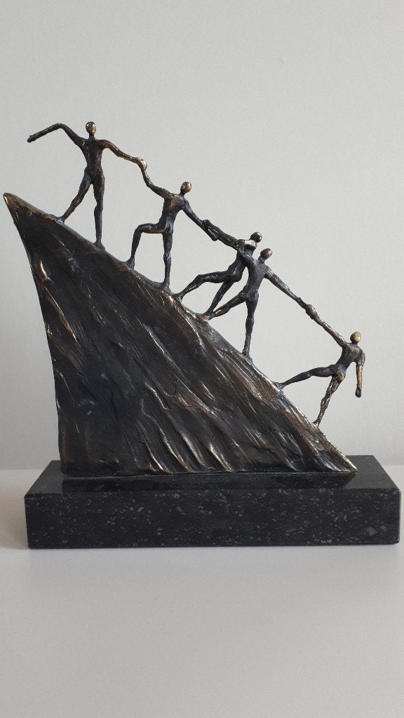 Brons beeldje Corry Ammerlaan van Niekerk, Verzamelen, Ophalen, Nieuw, Mens
