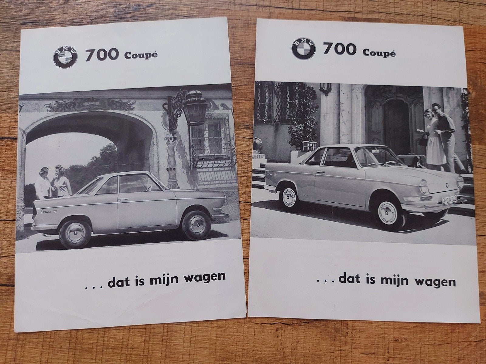 2x Bmw 700 coupé NL folders, Boeken, Ophalen of Verzenden