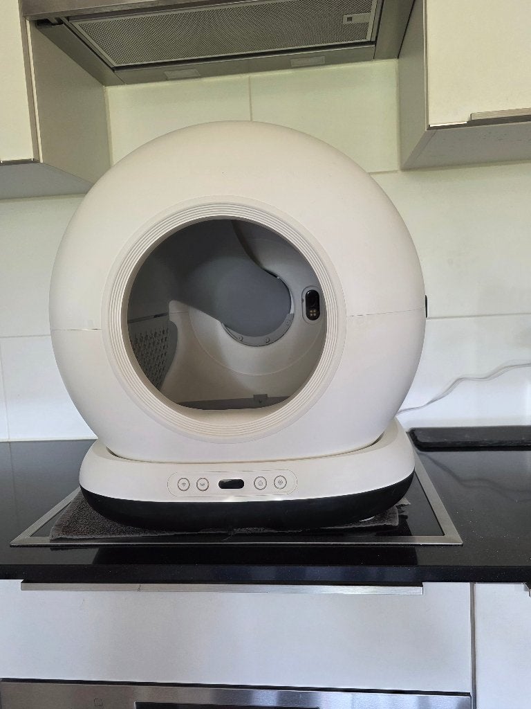 Zedar zelfreinigende kattenbak K1200+, Dieren en Toebehoren, Ophalen, Zelfreinigend, Zo goed als nieuw, Open