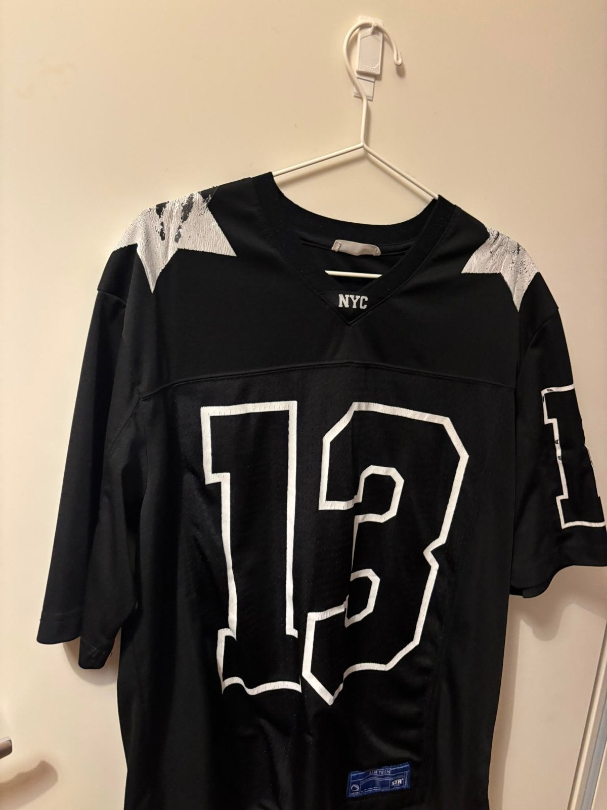 Baggy T-shirt Maat M - Zwart met nummer 13, Ophalen, Gedragen, Maat 48/50 (M), Zwart