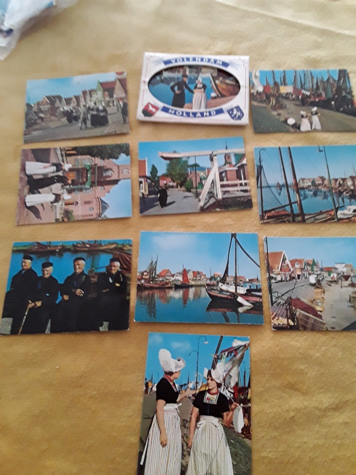 Set van 10 Vintage Volendam Ansichtkaarten - Jaren '60, Ophalen of Verzenden, 1960 tot 1980, Ongelopen, Noord-Holland