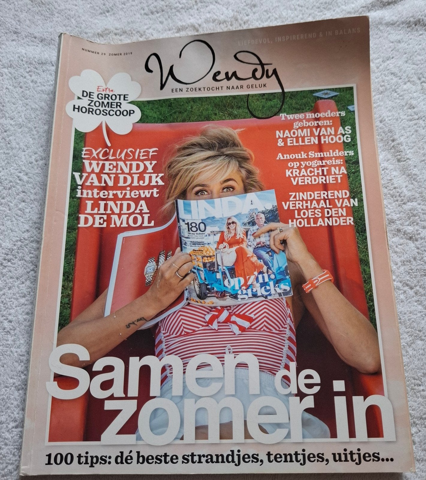 Wendy Magazine - Zomereditie 2019 met Linda de Mol, Ophalen of Verzenden, Gelezen, Glossy