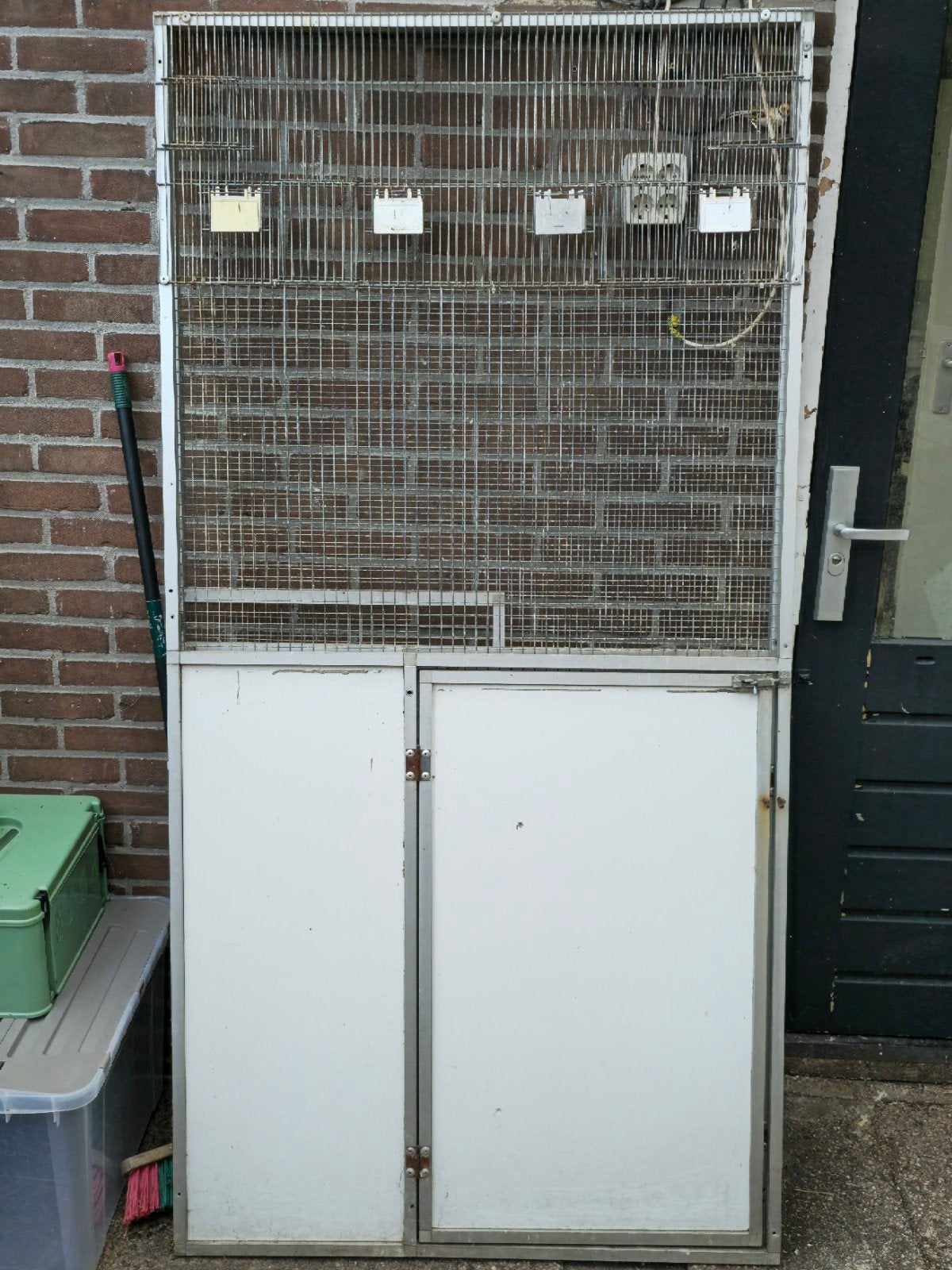 volière 200x100 4stuks met duren, Ophalen of Verzenden, Aluminium, Volière