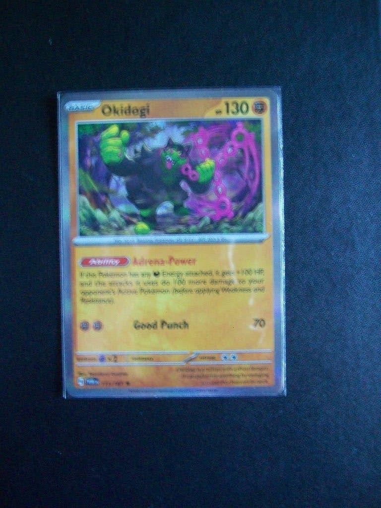 6135. Nieuwe Pokemon Kaart holo rare OKIDOGI HP130 (111/167), Verzenden, Nieuw, Losse kaart, Foil