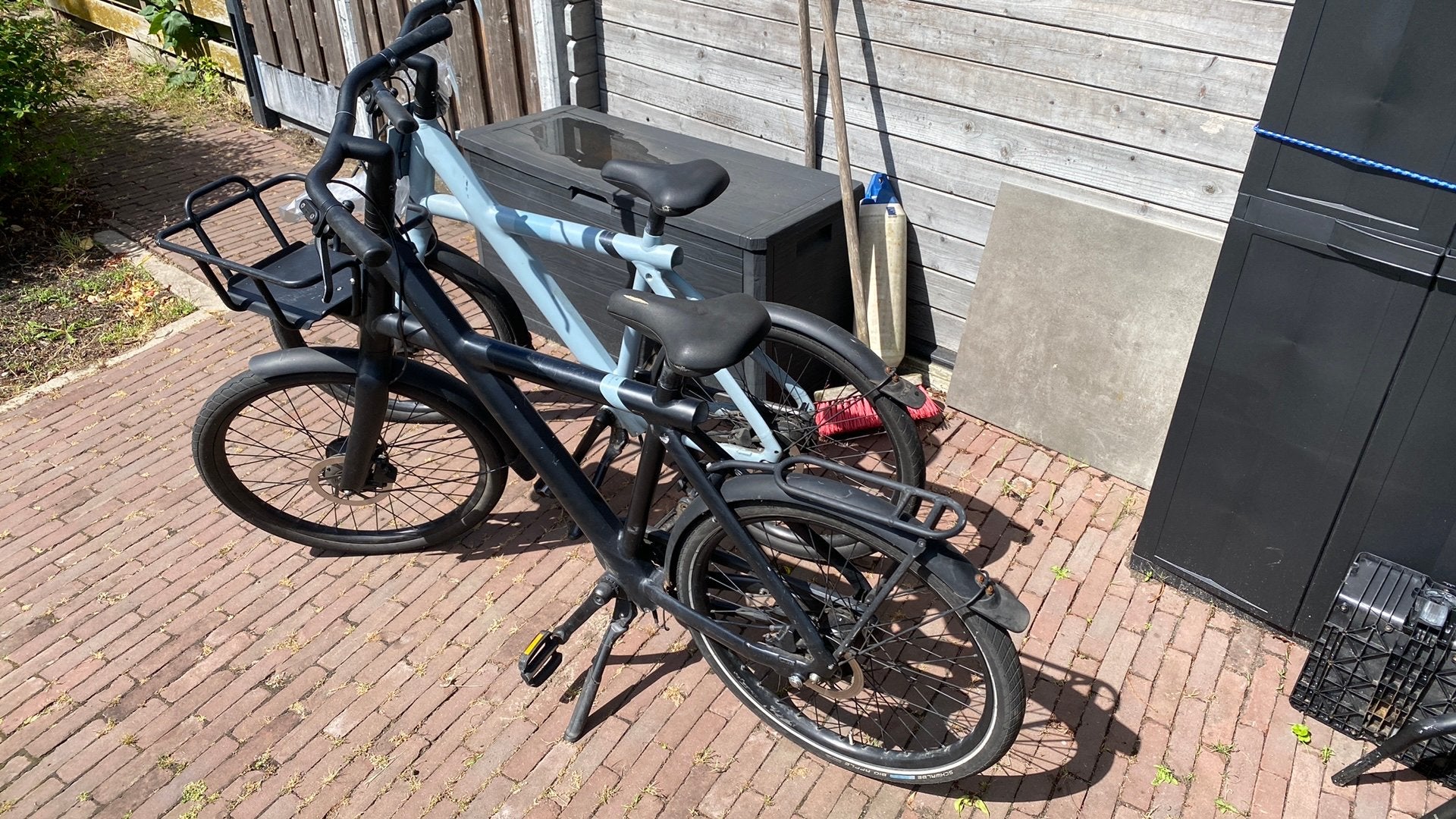 Tk: 2 Vanmoofs X3 blauw en zwart defect., Ophalen, Gebruikt, Vanmoof