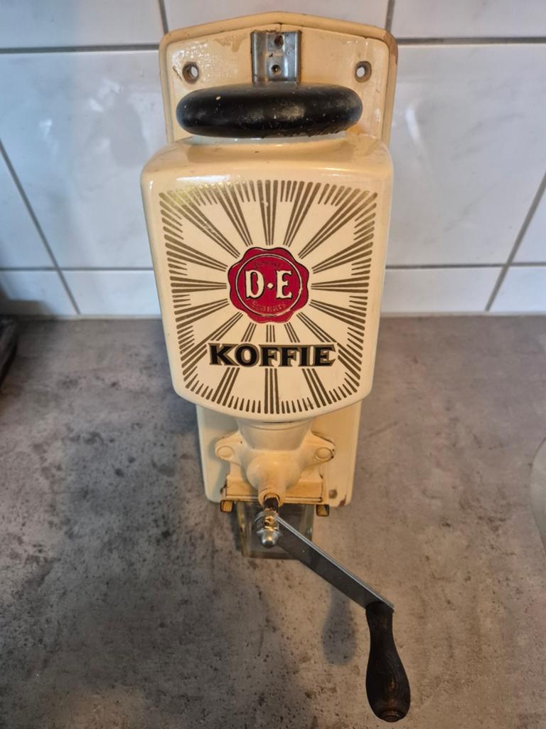 Vintage Douwe Egberts Koffiemolen - Wandmodel, Ophalen