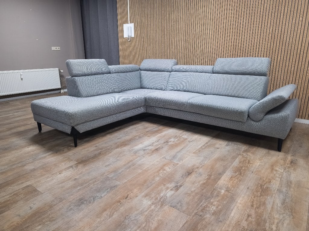 Zeer Mooi Grijs Hoekbank van MONTEL MODENA (links), Info@banxtel.nl, Gebruikt, Hoekbank, Hoekbank