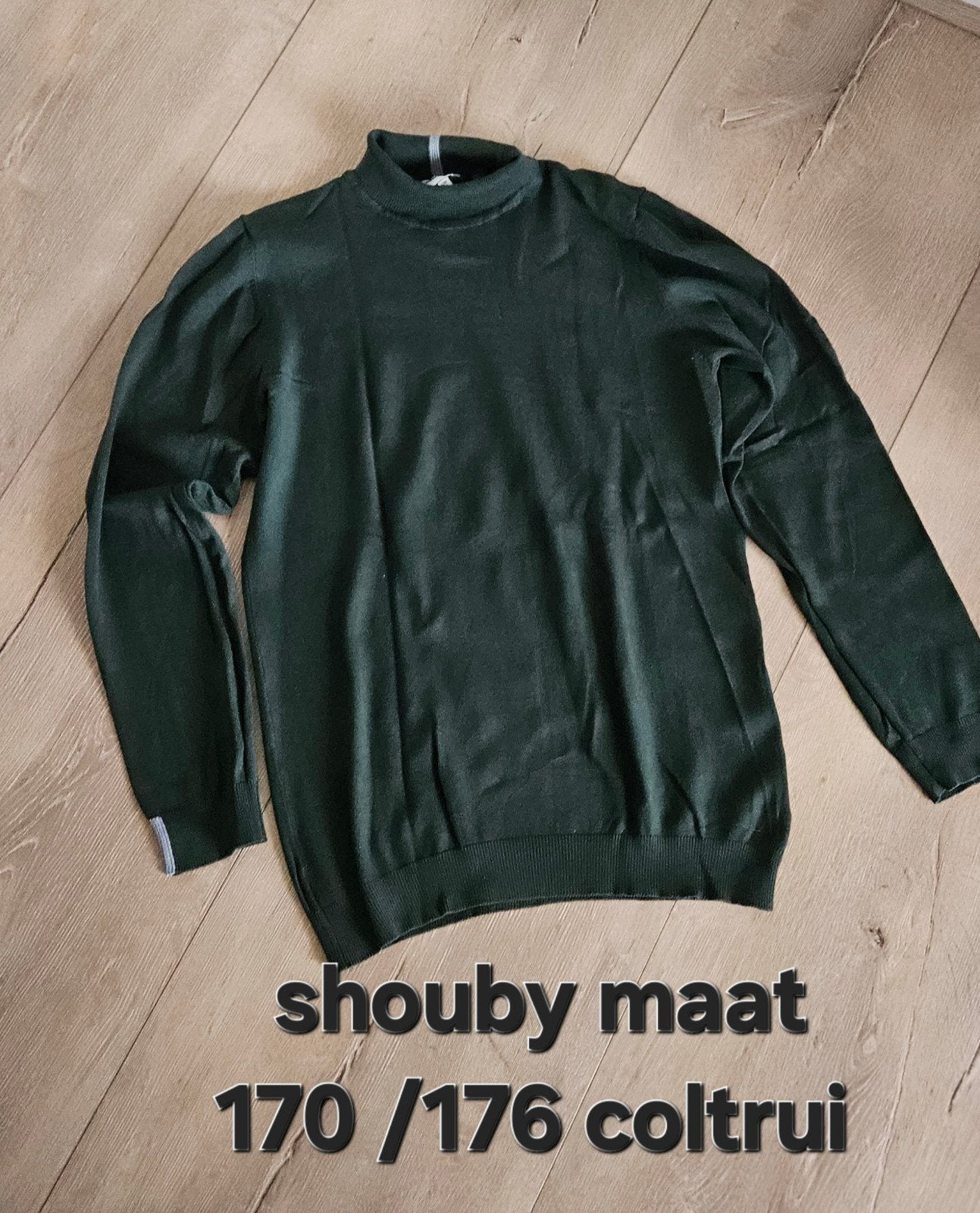 Groene longsleeve coltrui maat 170/176 (zgan), Shoeby, Overige maten, Ophalen of Verzenden, Zo goed als nieuw