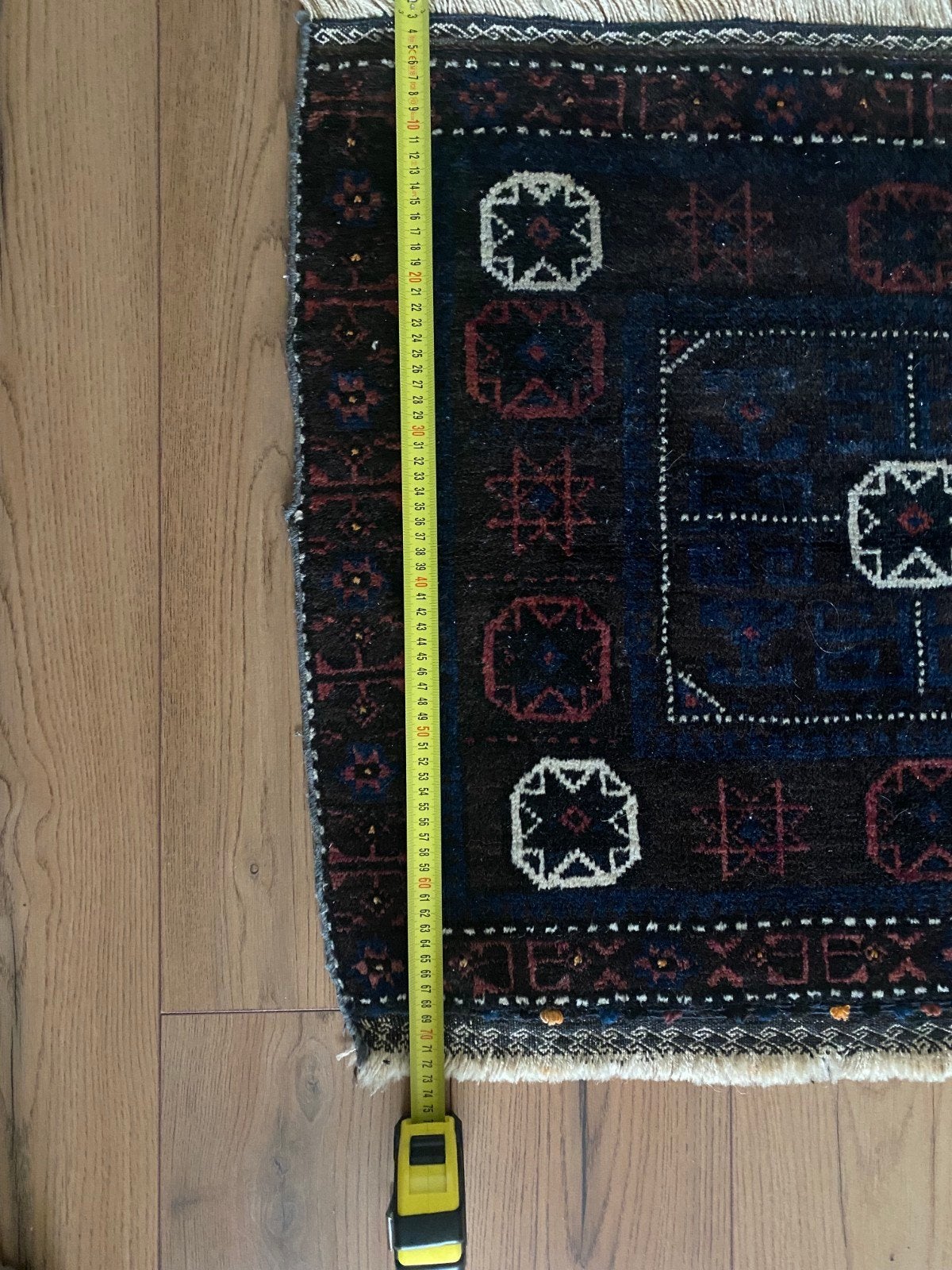 Mooi Perzisch tapijt, Ophalen of Verzenden, Gebruikt, Vierkant, 50 tot 100 cm