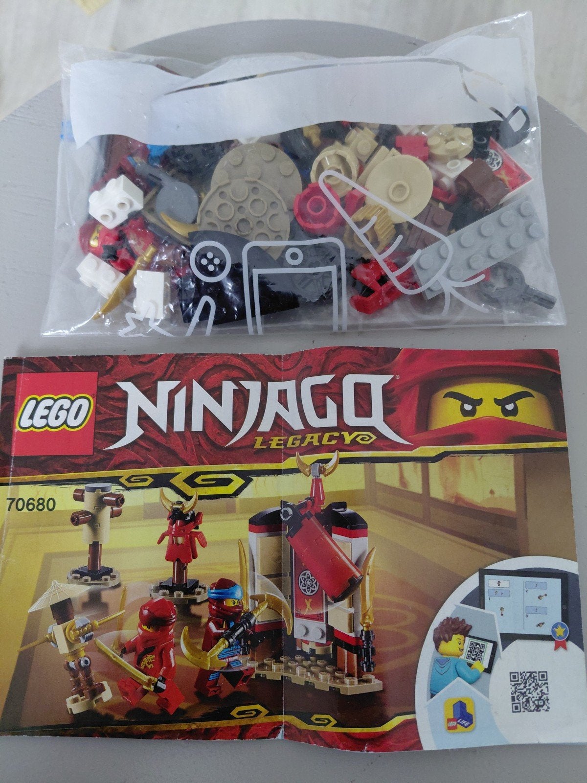 Lego Ninjago Legacy 70680 - Klooster Training, Lego, Ophalen of Verzenden, Zo goed als nieuw, Inclusief instructies