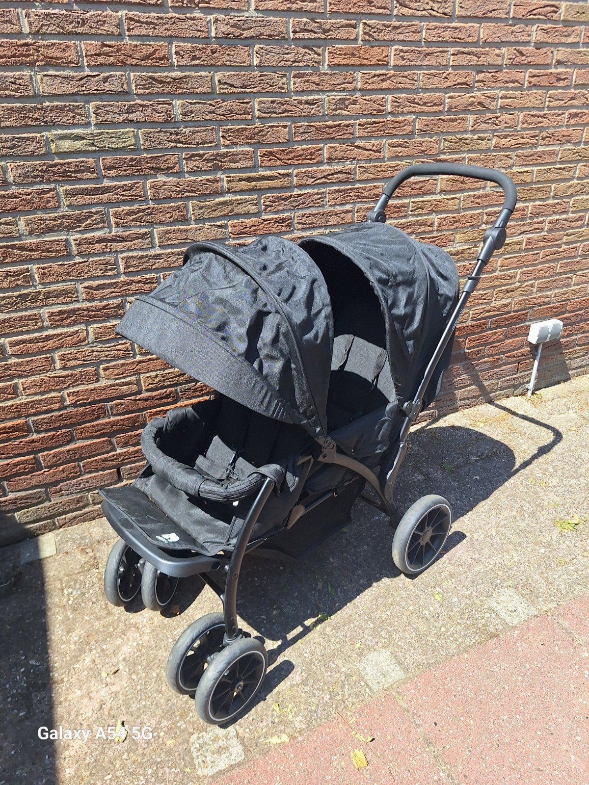 Deryan Duowagen - Compact en Handig voor Twee Kinderen, Kinderen en Baby's, Kinderwagens en Combinaties, Gebruikt, Duowagen, Ophalen