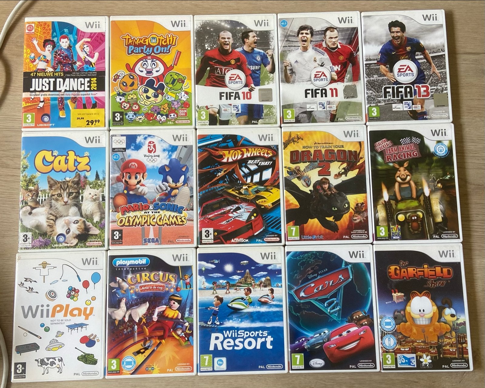 Wii-games: Just Dance, FIFA, Mario & meer, Gebruikt, Overige genres, Eén computer, Ophalen of Verzenden