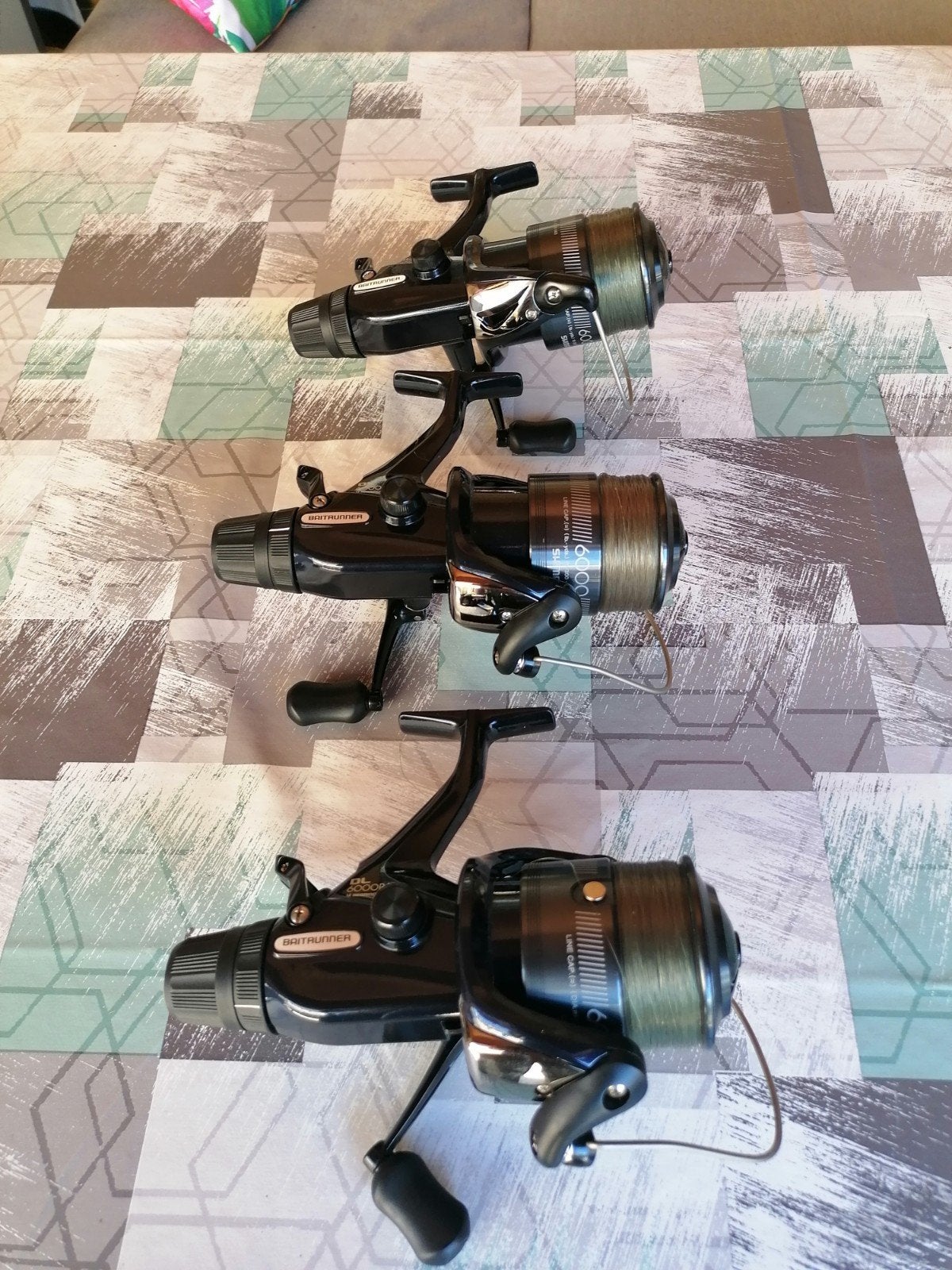 Shimano baitrunner vrijloop molen., Ophalen, Zo goed als nieuw, Molen