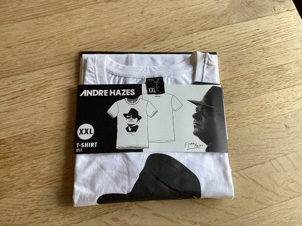 Nieuwe Andre Hazes T-shirt maat xxl., Onbekend, Wit, Nieuw, Overige maten
