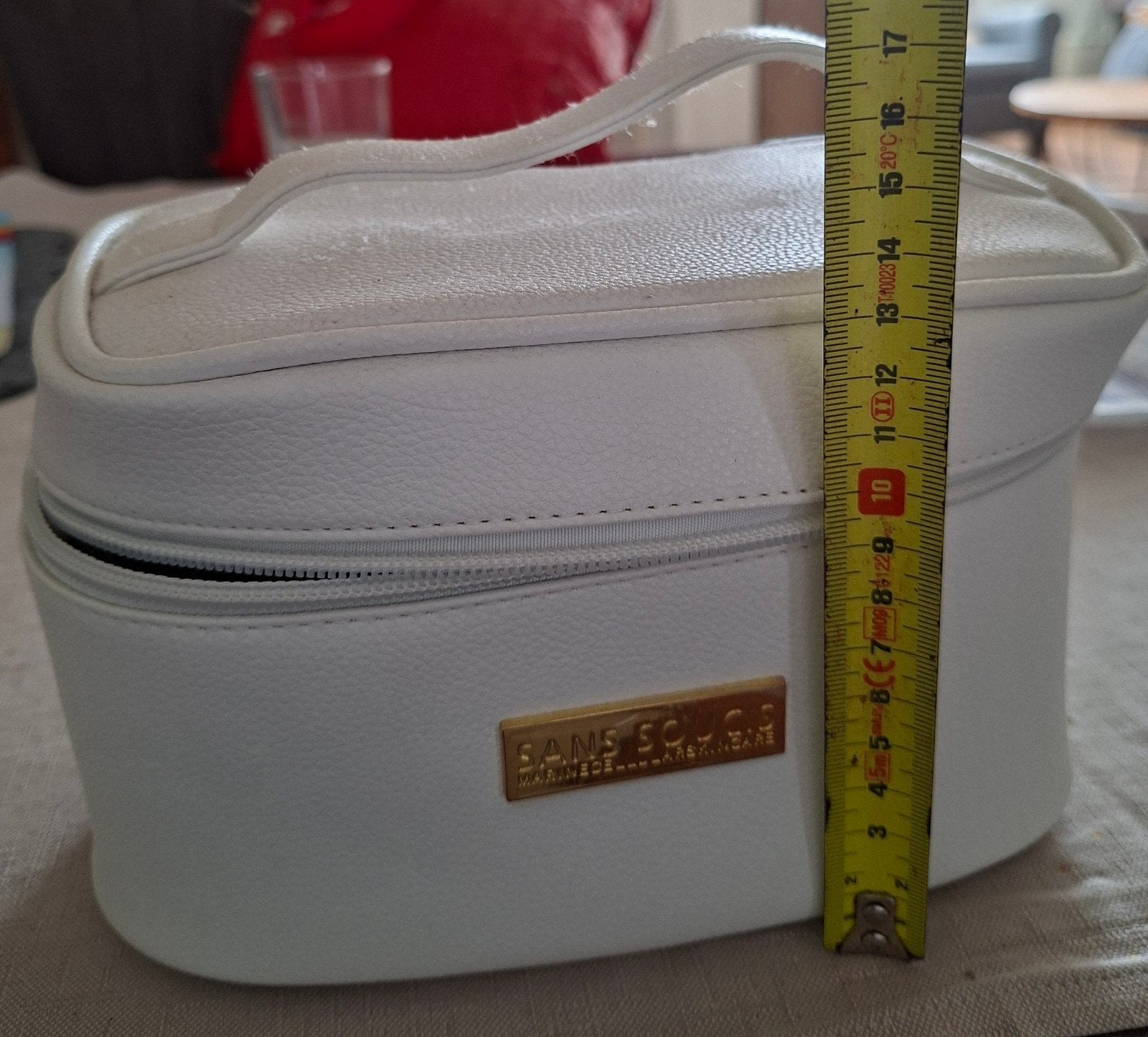 Sans Soucis make-up tasje - wit, Ophalen of Verzenden, Zo goed als nieuw, Wit, Softcase