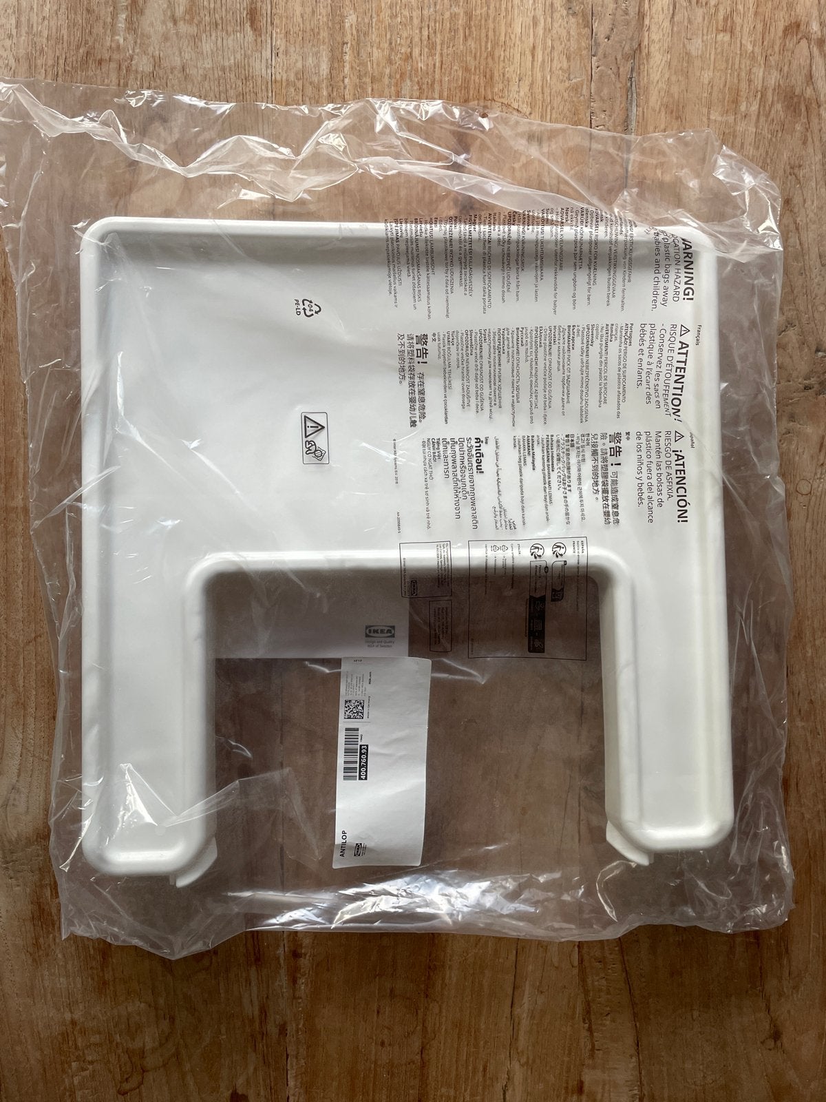 IKEA Antilop eetblad voor kinderstoel, nieuw in verpakking, Kinderen en Baby's, Ophalen, Nieuw, Overige typen, Afneembaar eetblad
