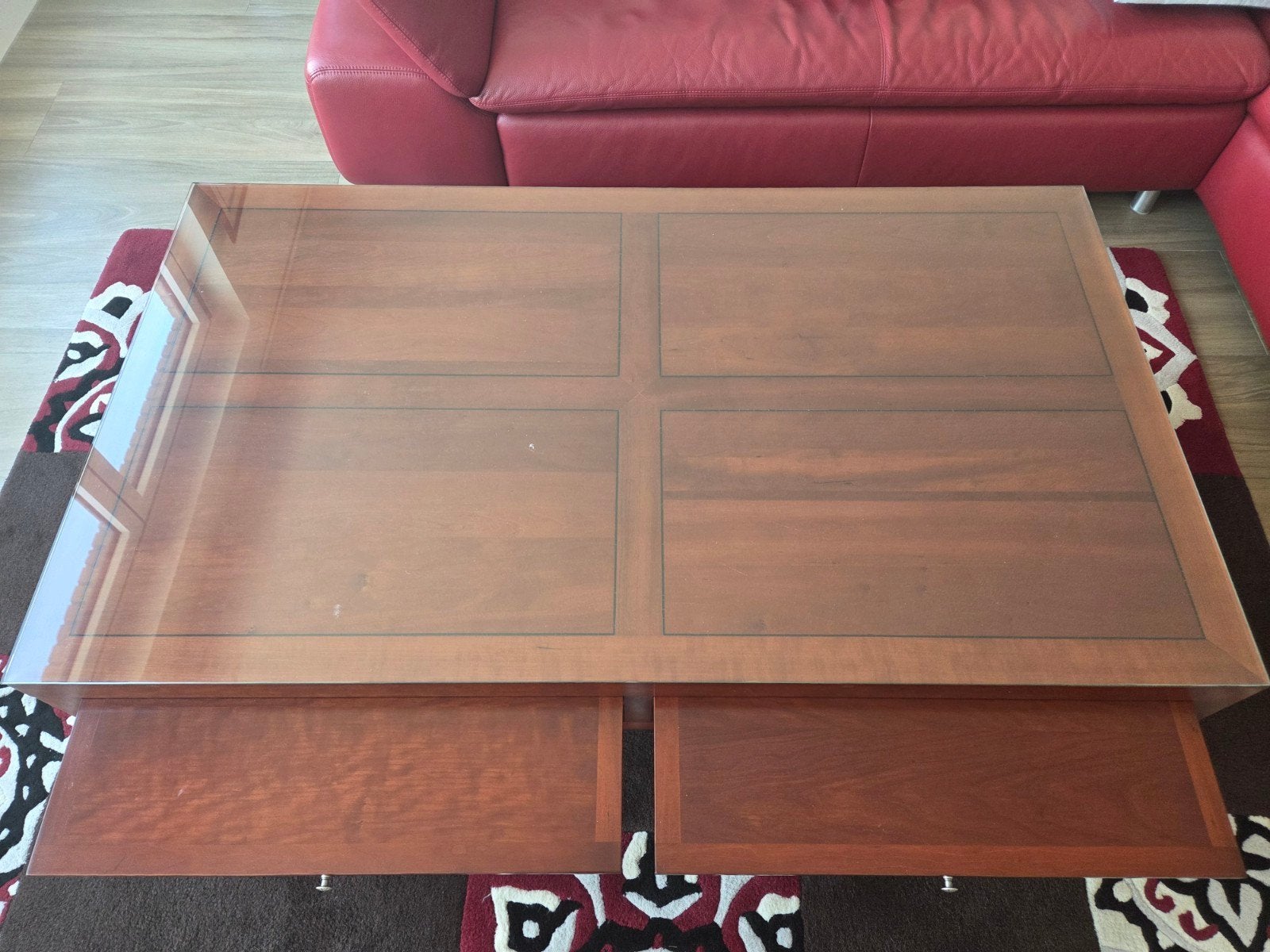 Salon tafel van kersenhout - Mackintosh, Huis en Inrichting, Ophalen, 100 tot 150 cm, 50 tot 100 cm, Zo goed als nieuw