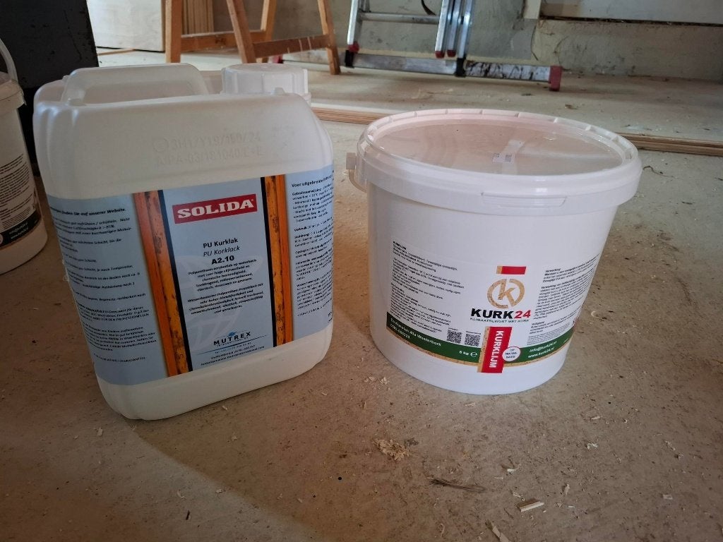 Kurkcontactlijm en Kurklak, Doe-het-zelf en Verbouw, Overige kleuren, Nieuw, Ophalen of Verzenden, Lak
