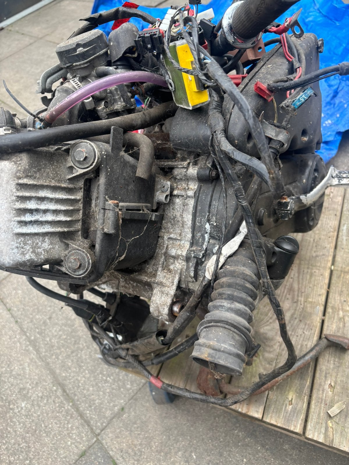 Vespa S blok, Ophalen, Gebruikt