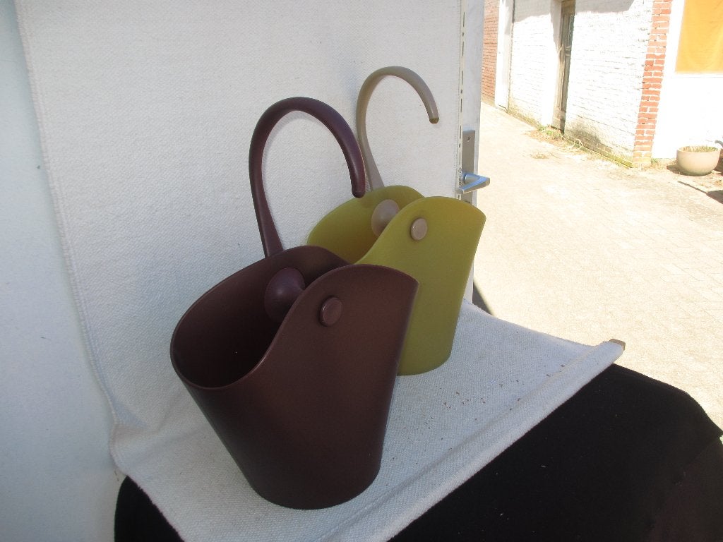 VIER Alessi champagne-wijnkoelers + Soundlogic-koeler, Kunststof, Ophalen of Verzenden, Alessi, Meerkleurig