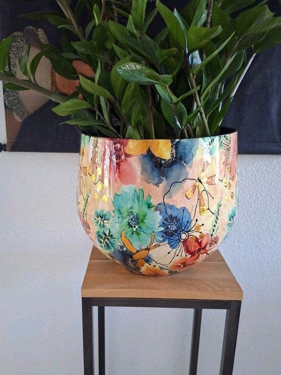 bloempot TS Lammie groot, 25 tot 40 cm, Rond, Binnen, Ophalen of Verzenden