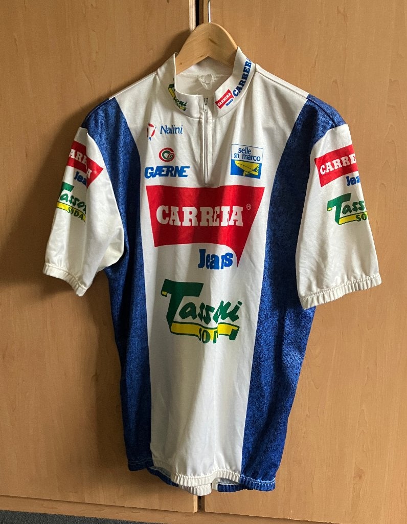 Vintage Carrera Jeans wielertrui – Tasso, Ophalen of Verzenden, Gebruikt, Kleding