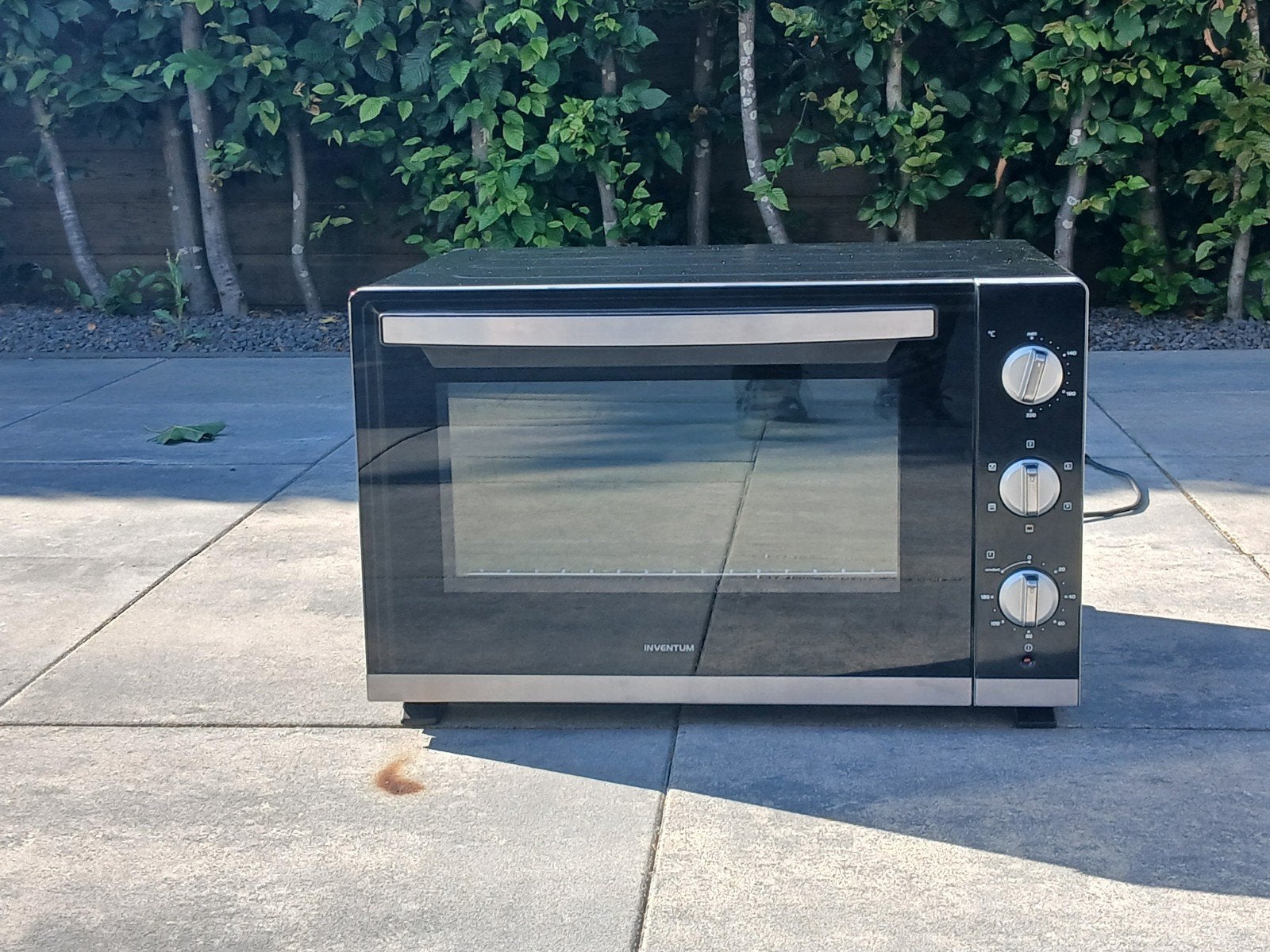 Inventum OV606CS Vrijstaande Heteluchtoven - 60 Liter - 2200, Witgoed en Apparatuur, Ovens, Zo goed als nieuw, Vrijstaand, Heteluchtoven