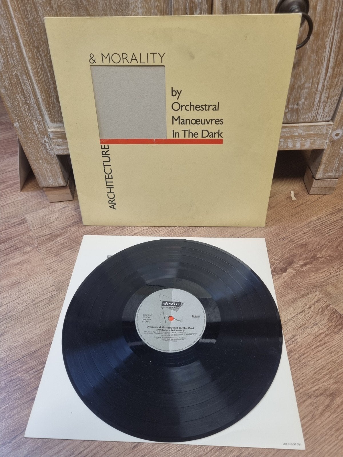lp Orchestral Manoeuvres In The Dark – Architecture & Morali, Ophalen of Verzenden, Zo goed als nieuw, Overige formaten, Poprock