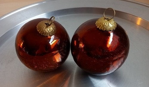 Glazen heksenbollen / heksenballen Ø 9cm, Antiek en Kunst, Ophalen of Verzenden