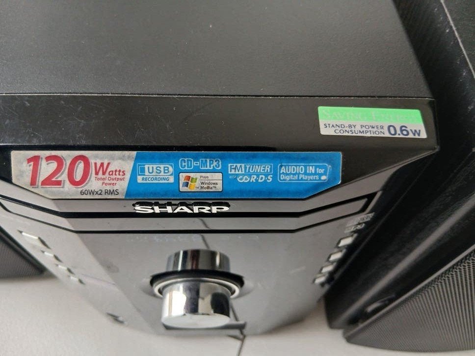 Sharp Micro Component System XL-UR2380H met afstandsbedieni, Audio, Tv en Foto, Ophalen of Verzenden, Gebruikt, Cd-speler, Sharp