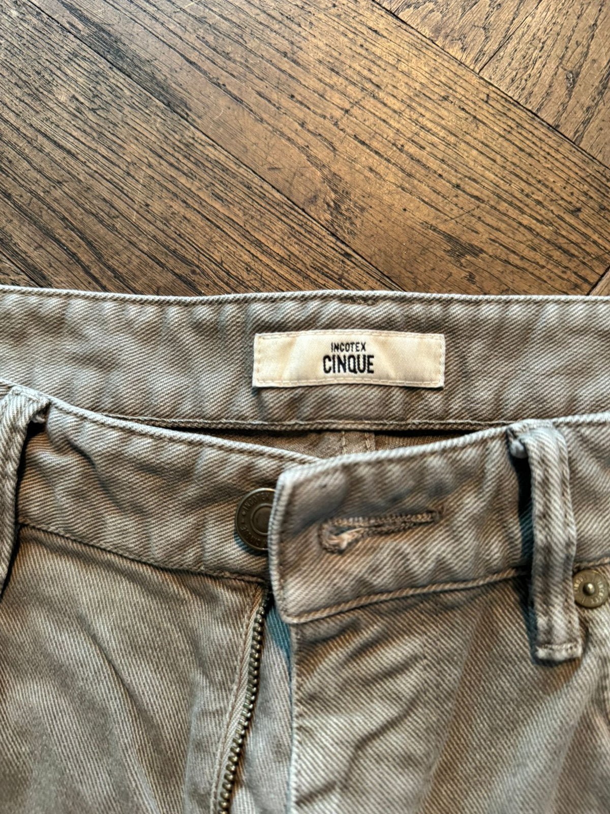 Heren broek Incotex maat 36, Ophalen of Verzenden, Zo goed als nieuw, Beige