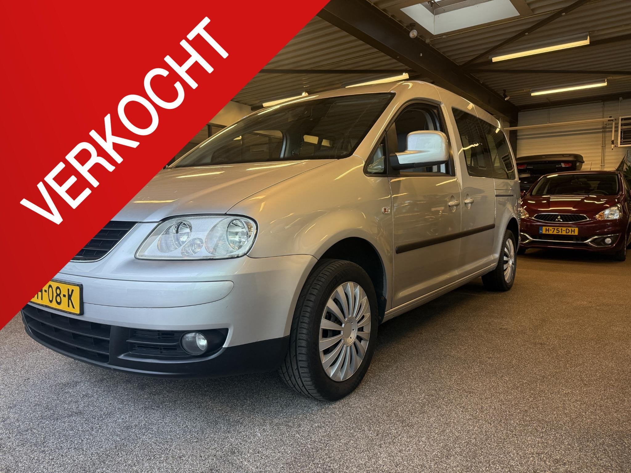 Volkswagen Caddy Maxi 1.6 Easyline 7p., Auto's, Voorwielaandrijving, 12 maanden, Gebruikt, 4 cilinders