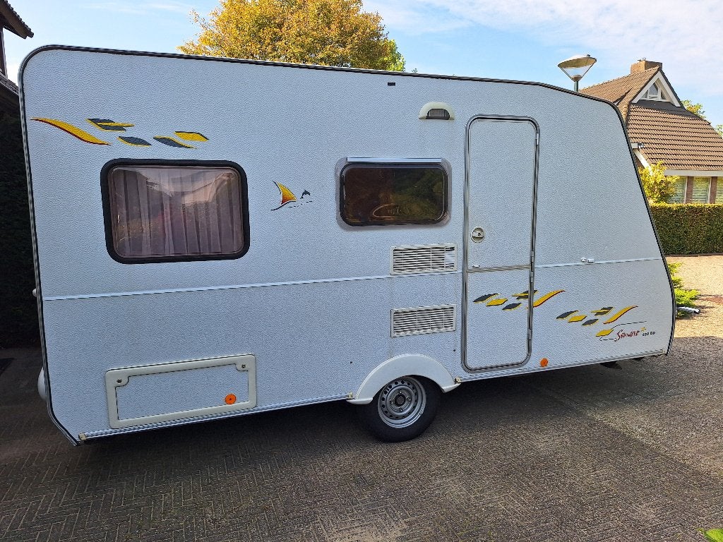 terckeman Starlett 430 DD  prima voor ELEC auto | BOVAG 2026, Caravans en Kamperen, Vast bed, Sterckeman, 750 - 1000 kg, Particulier