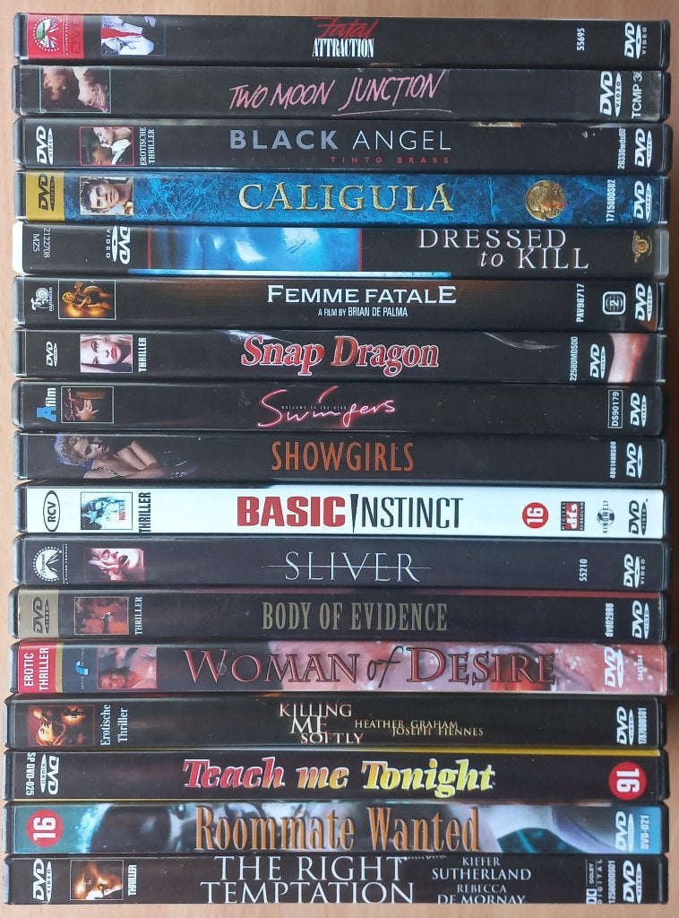 17x Erotische thriller / drama, 1 koop, Vanaf 16 jaar, Verzenden, Nederlands, Overige genres