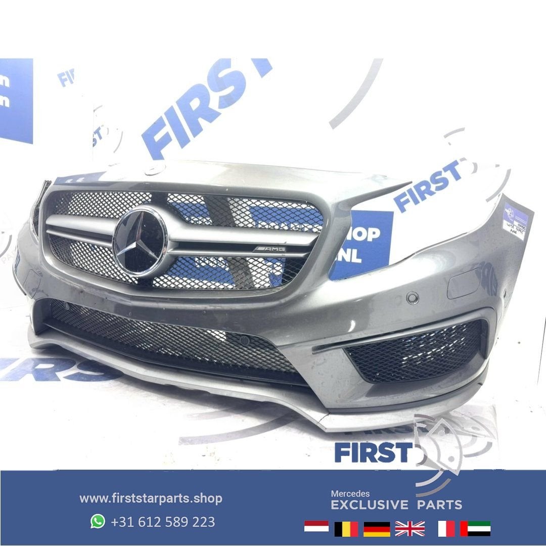 W156 X156 GLA 45 AMG VOORBUMPER COMPLEET GLA45 BUMPER + GRIL, Auto-onderdelen, Carrosserie en Plaatwerk, Gebruikt, -, Voor, Ophalen of Verzenden