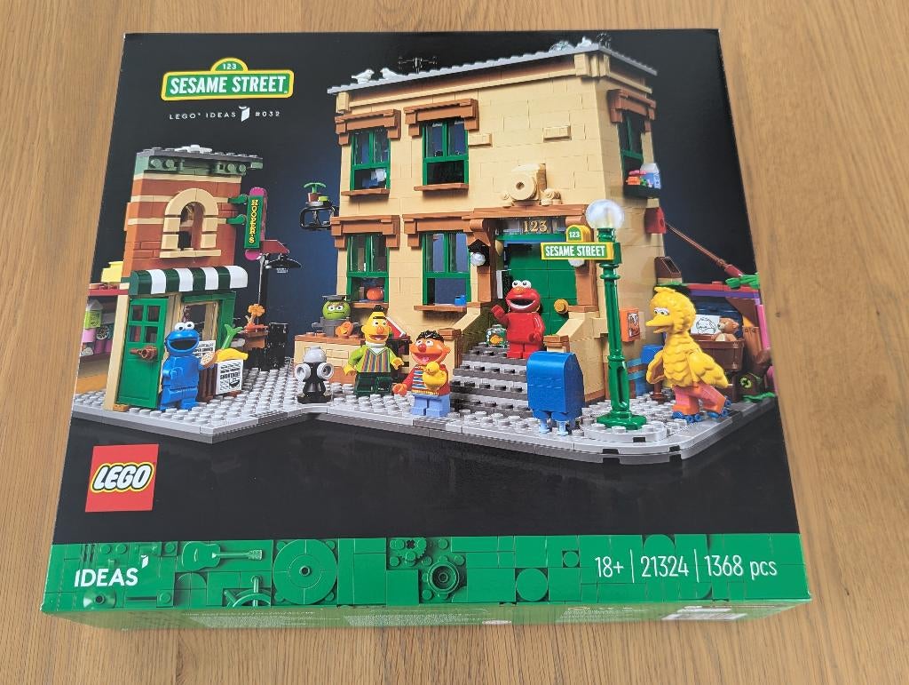 21324 LEGO Ideas 123 Sesame Street, Lego, Nieuw, Ophalen of Verzenden, Ideas