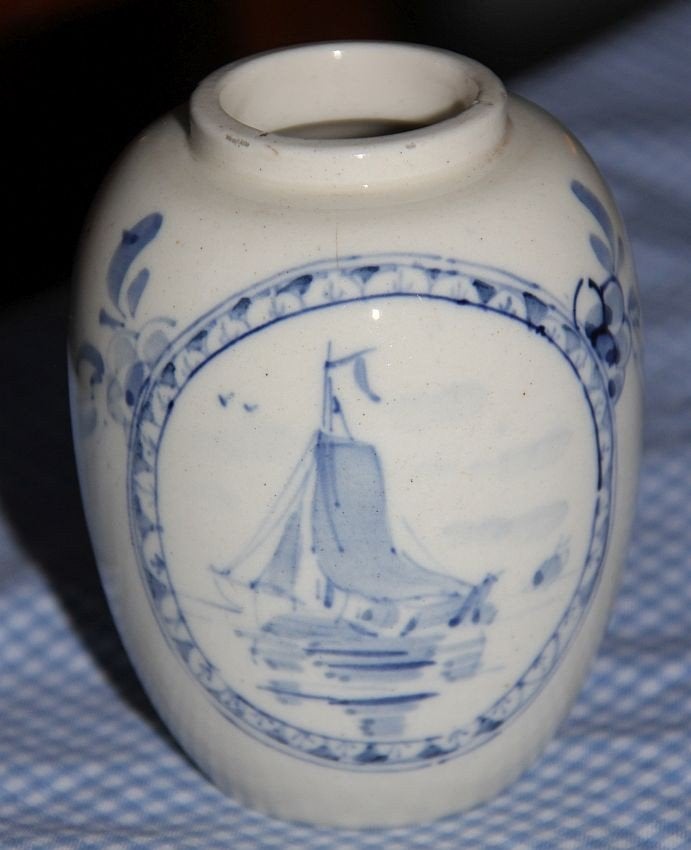Rozenburg: erg leuk, antiek gemberpotje (1889), Antiek en Kunst, Antiek | Keramiek en Aardewerk, Ophalen of Verzenden