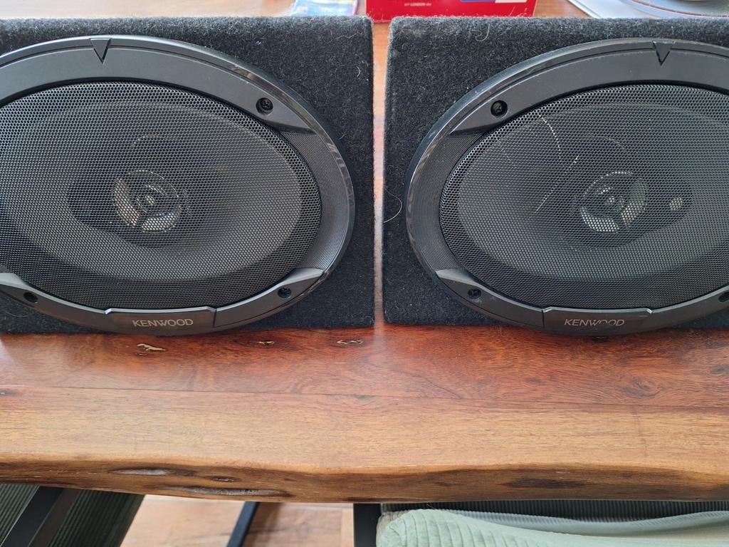 Kenwood speakers in Caliber behuizing, Audio, Tv en Foto, Luidsprekers, Ophalen, Front, Rear of Stereo speakers, Overige merken