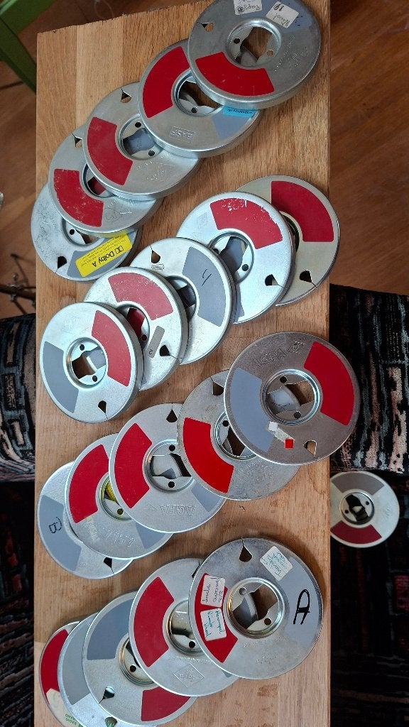 Partij van 20 Agfa Gevaert spoelen voor bandrecorder, Ophalen, Gebruikt, Audio