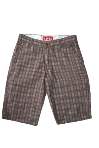 Levi's, Levi geruite short, bermuda, bruin, Mt. W30 / S, Levi's, Overige kleuren, Verzenden, Zo goed als nieuw