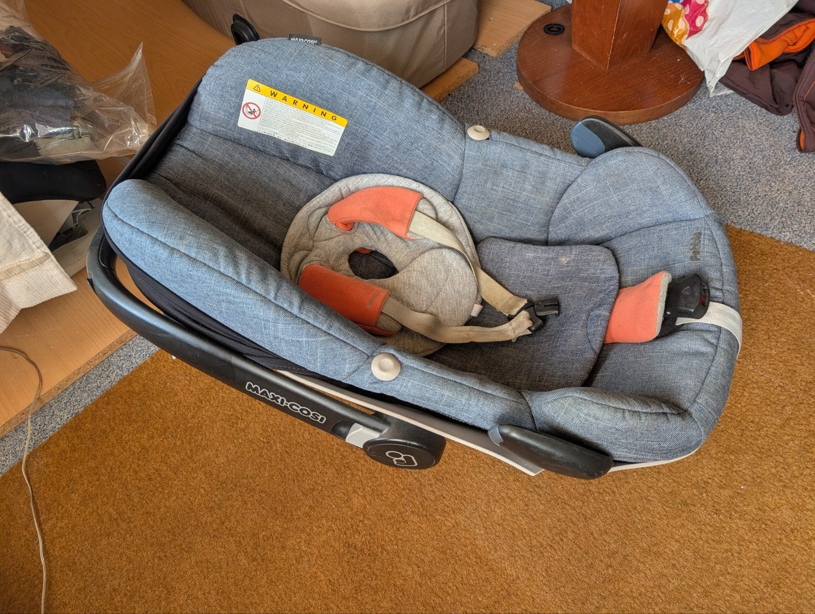 Maxi-Cosi Pebble autostoel, Ophalen