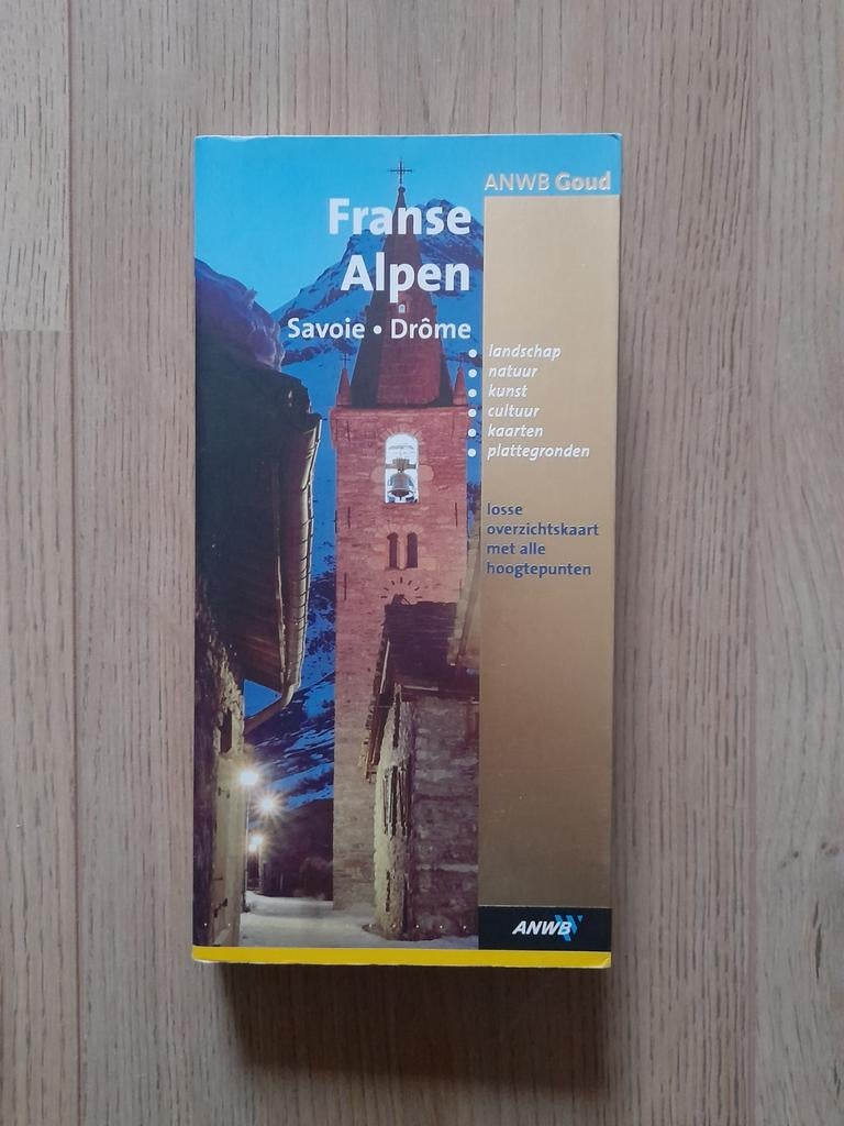 Reisgids ANWB Goud Franse Alpen Savoie Drôme Frankrijk, Gelezen, Europa, Ophalen of Verzenden, Reisgids of -boek
