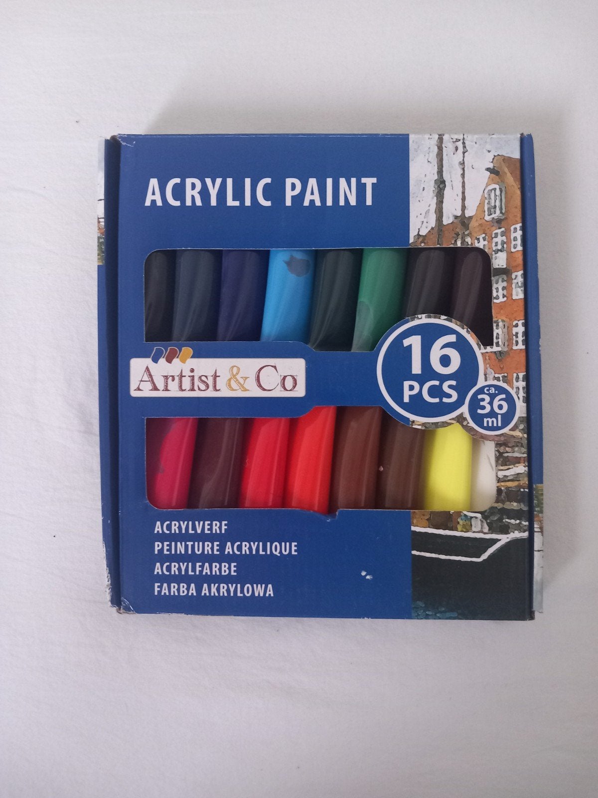 Acrylic paint, Ophalen, Zo goed als nieuw