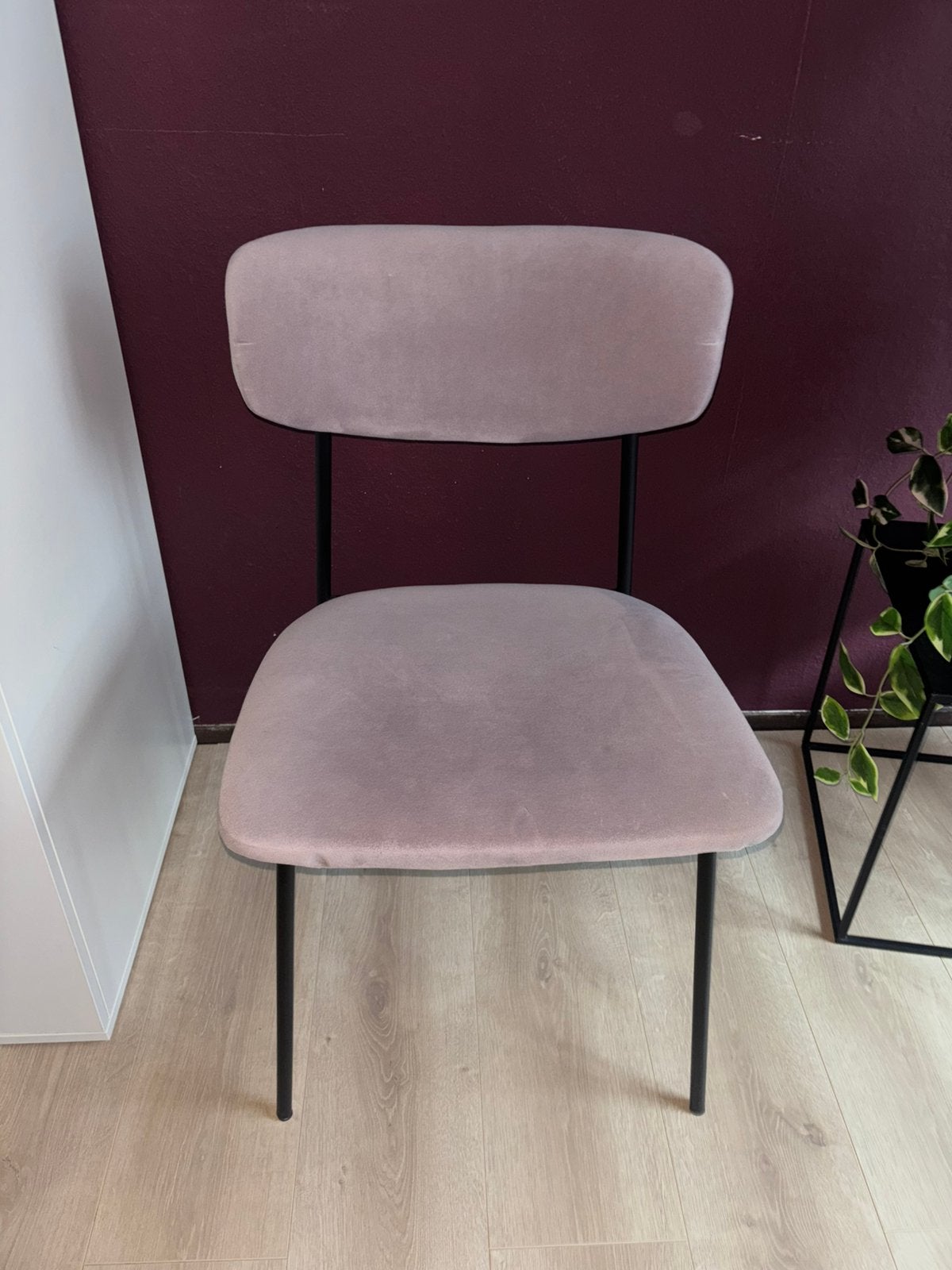Stoel roze - €5, Huis en Inrichting, Stoelen, Ophalen, Gebruikt, Overige kleuren, Eén