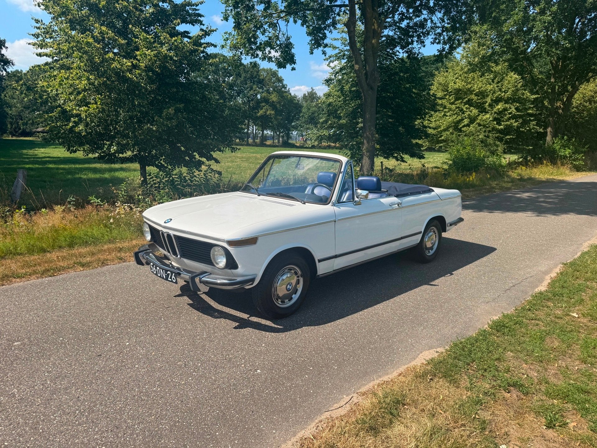 BMW 02-serie 1602 Cabriolet Lumma Charmonix Blanc 1974, foto 2