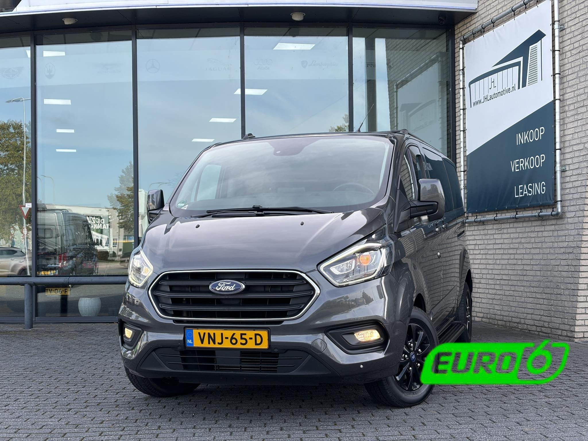Ford Transit Custom 320 2.0 TDCI L2H1*PLATINUM*DC*2X SCHUIF*, Stof, Euro 6, Bedrijf, Diesel