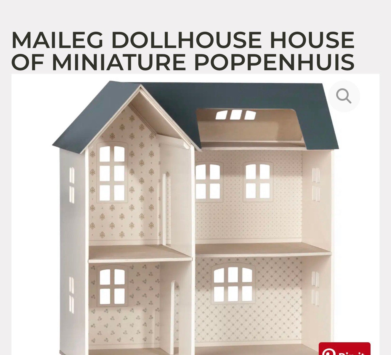 Niet te koop! Op zoek naar maileg dollhouse, Ophalen of Verzenden, Nieuw, Poppenhuis